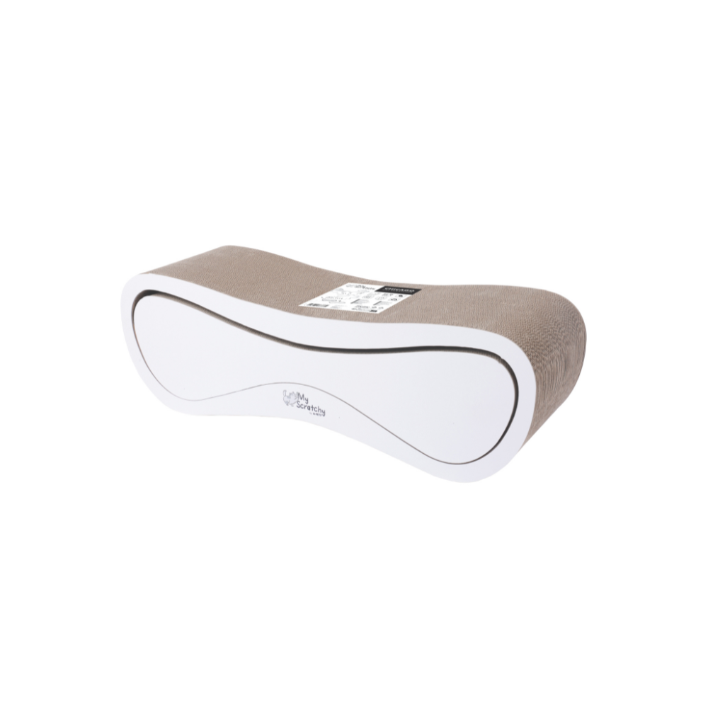 MY SCRATCHY Cat Scratcher CHICAGO - White