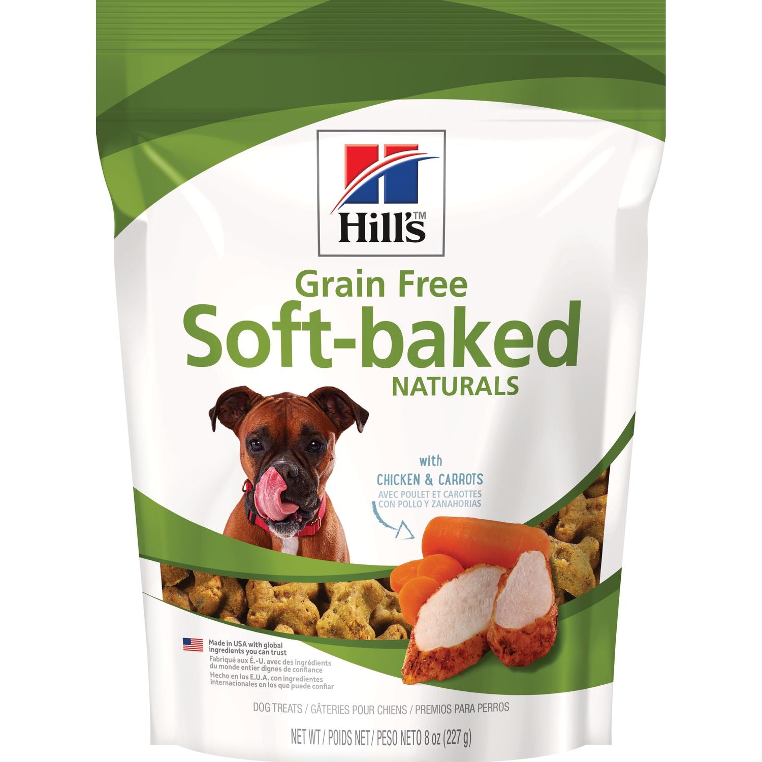 Premios Soft-Baked Naturals para Perros - Pollo y Zanahorias (Chicken & Carrots) Grain Free | Hill’s Natural