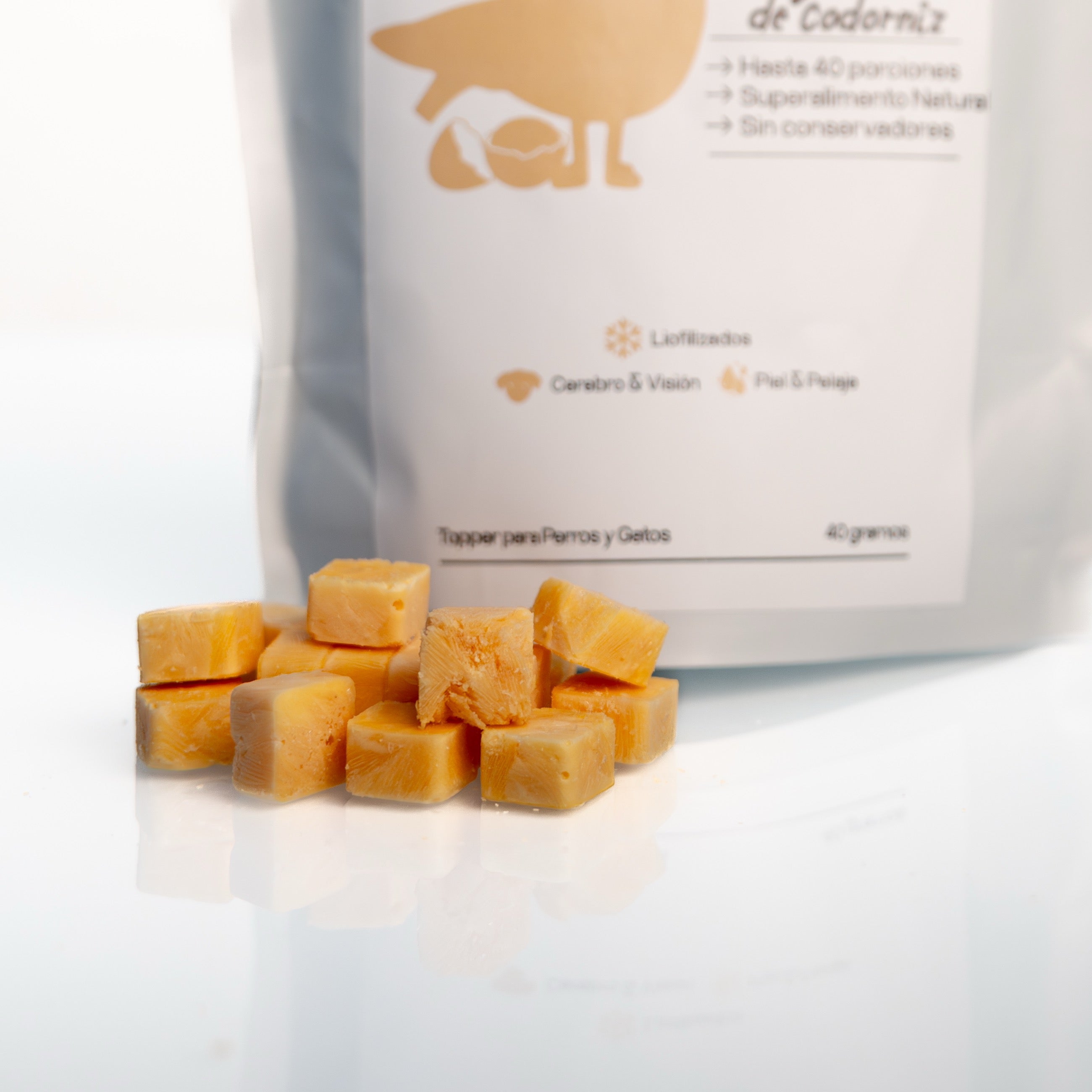 Yema de Codorniz Liofilizada — Topper Multivitamínico (Cerebro, Visión, Piel) | Método Nardos™
