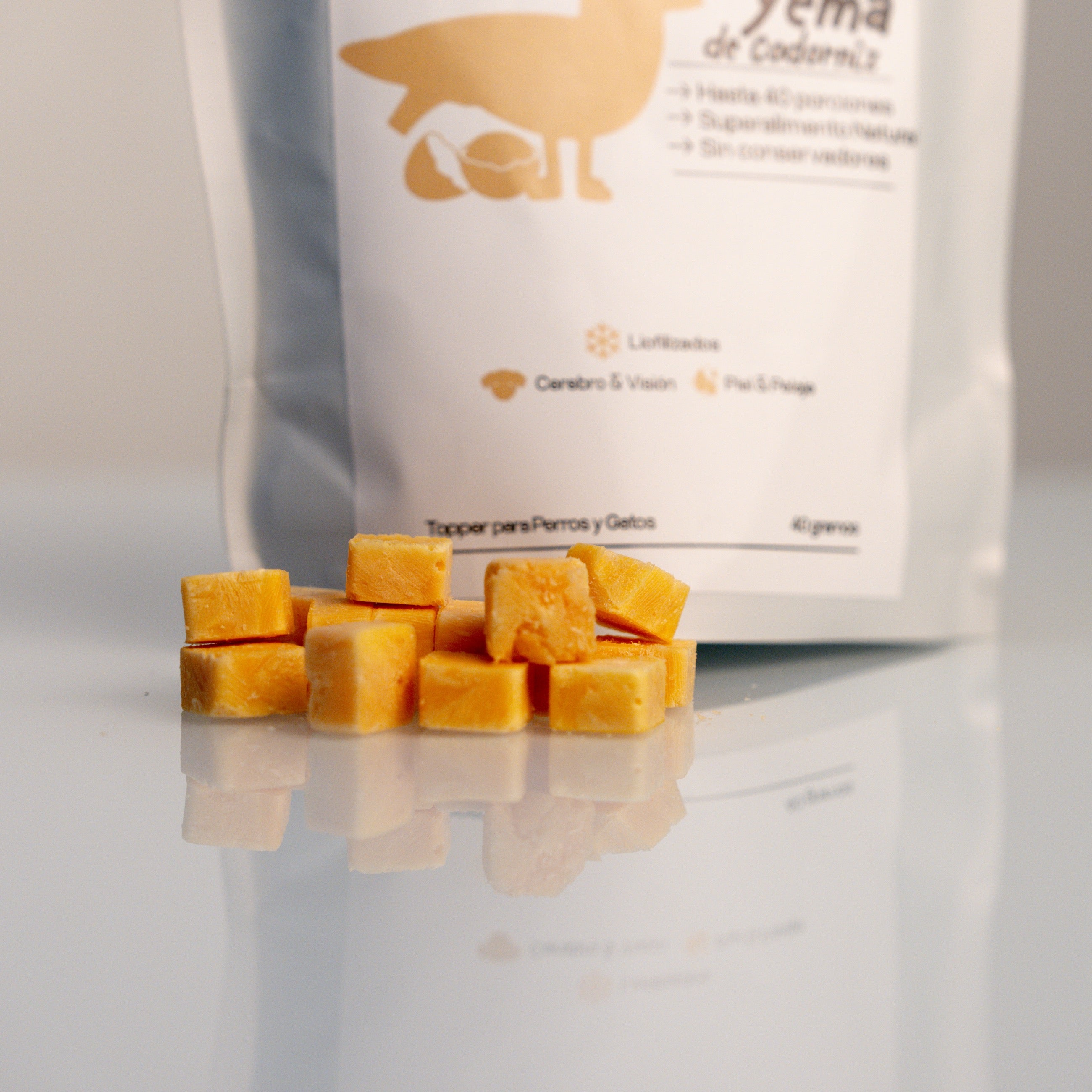 Yema de Codorniz Liofilizada — Topper Multivitamínico (Cerebro, Visión, Piel) | Método Nardos™