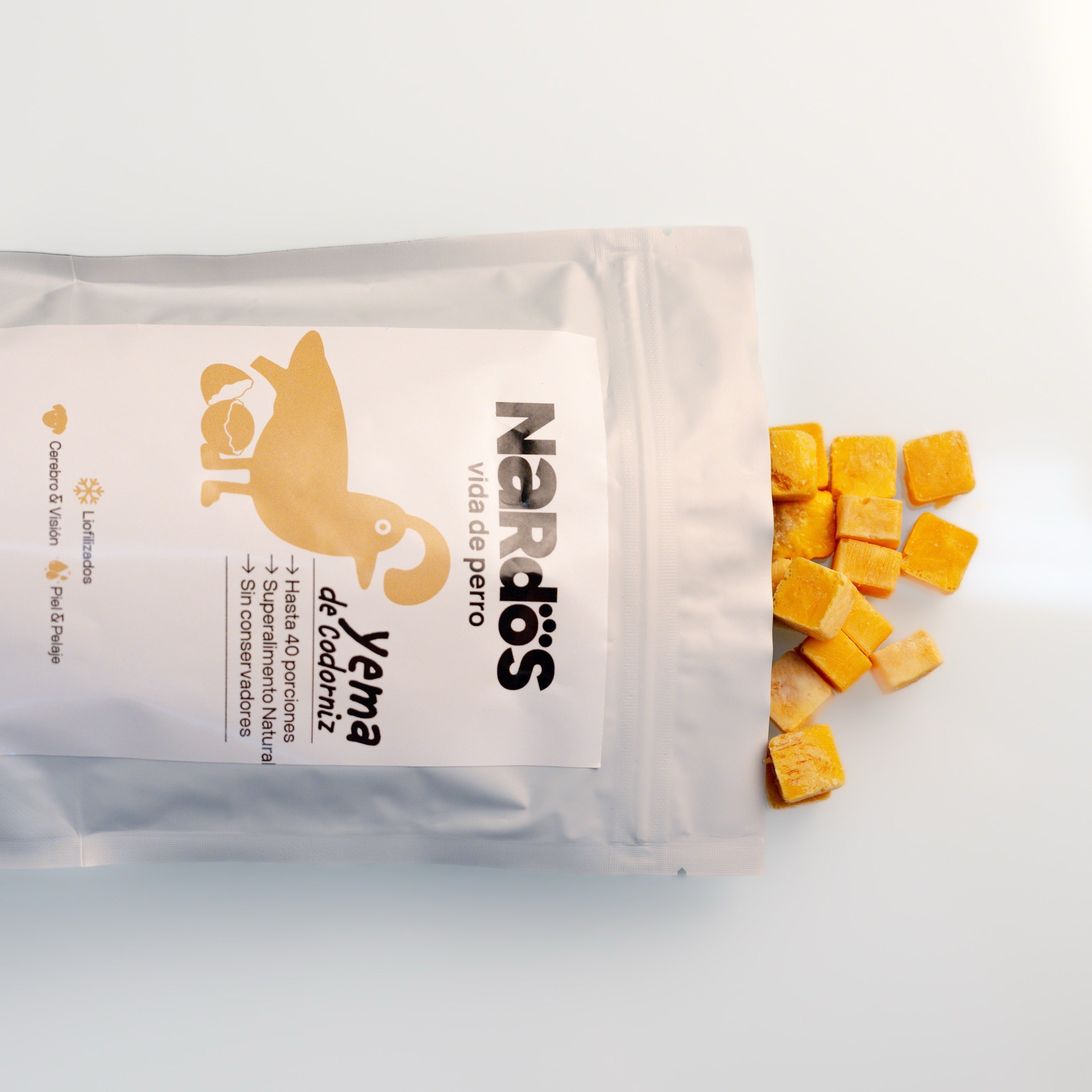 Yema de Codorniz Liofilizada — Topper Multivitamínico (Cerebro, Visión, Piel) | Método Nardos™