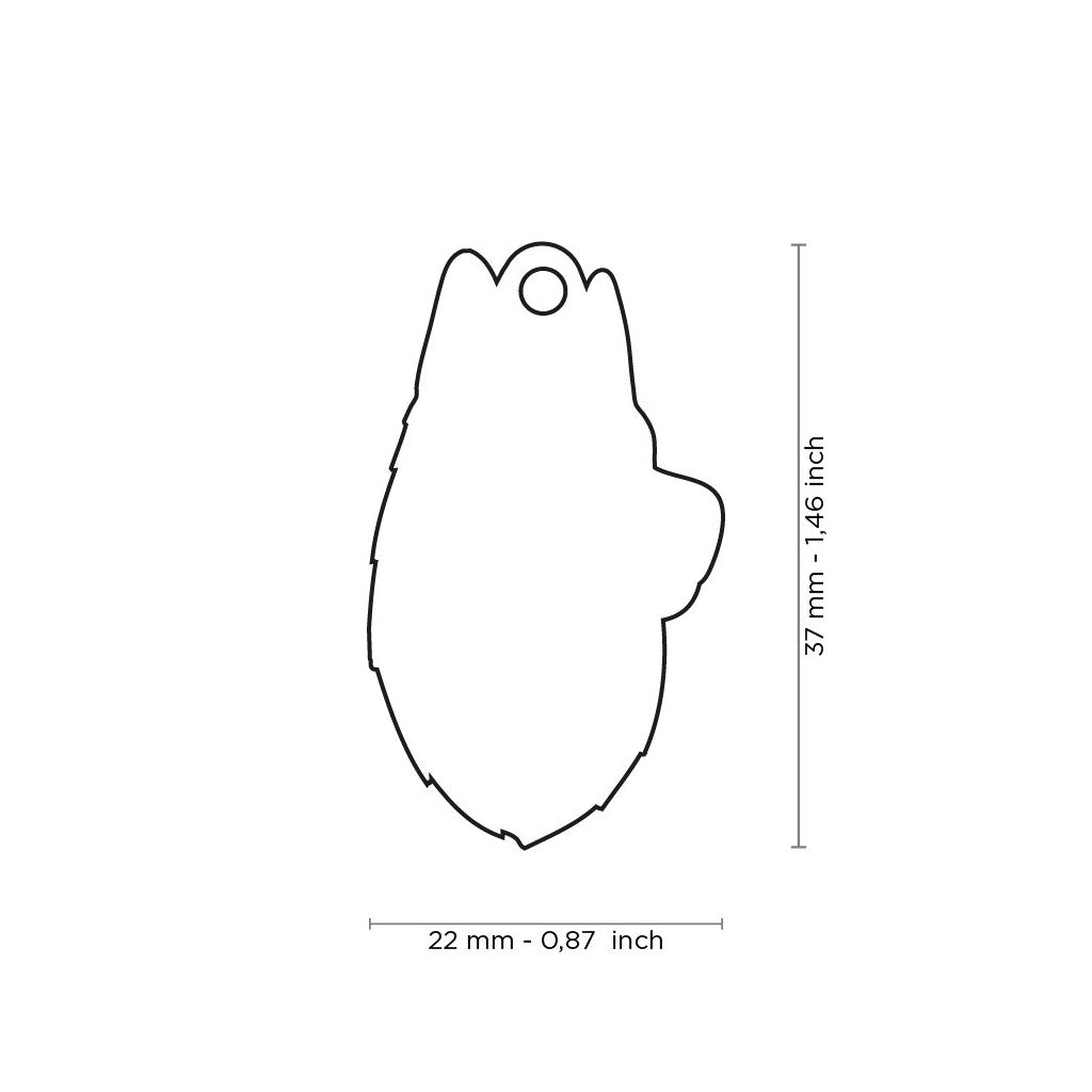 Placa ID Friends Husky Siberiano Blanco y Marrón | MyFamily