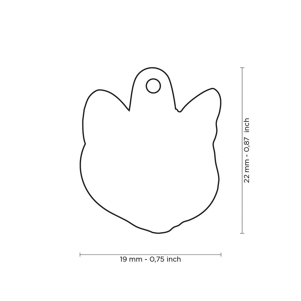 Placa ID Friends Gato Europeo Rojo | MyFamily