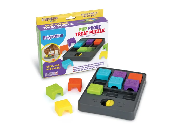 Rompecabezas Pup Phone de Brightkins con empaque