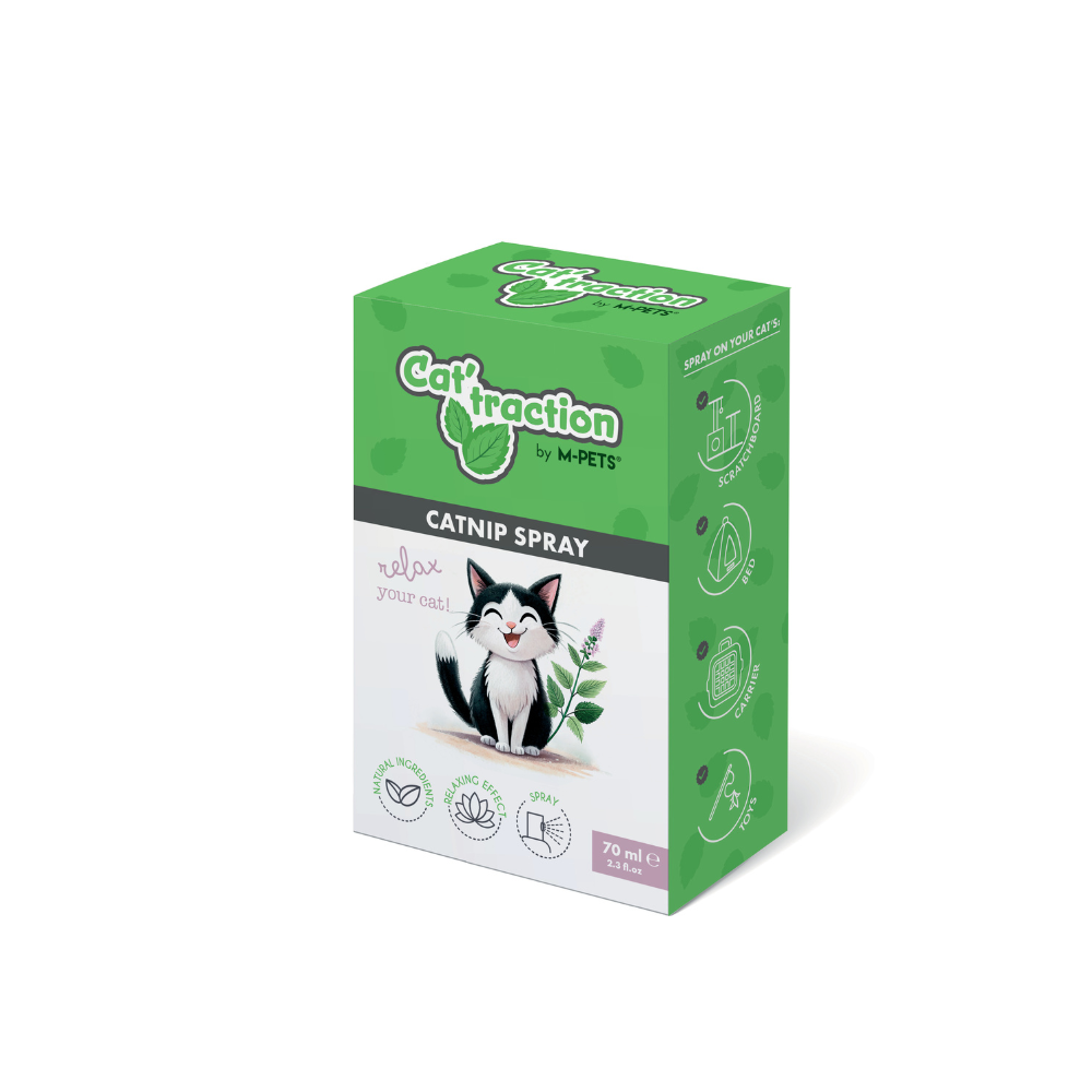 Spray de Catnip CATtraction Premium para Gato – 70 ml | M-PETS®