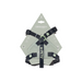ORIGAMI Dog Harness leafy crease