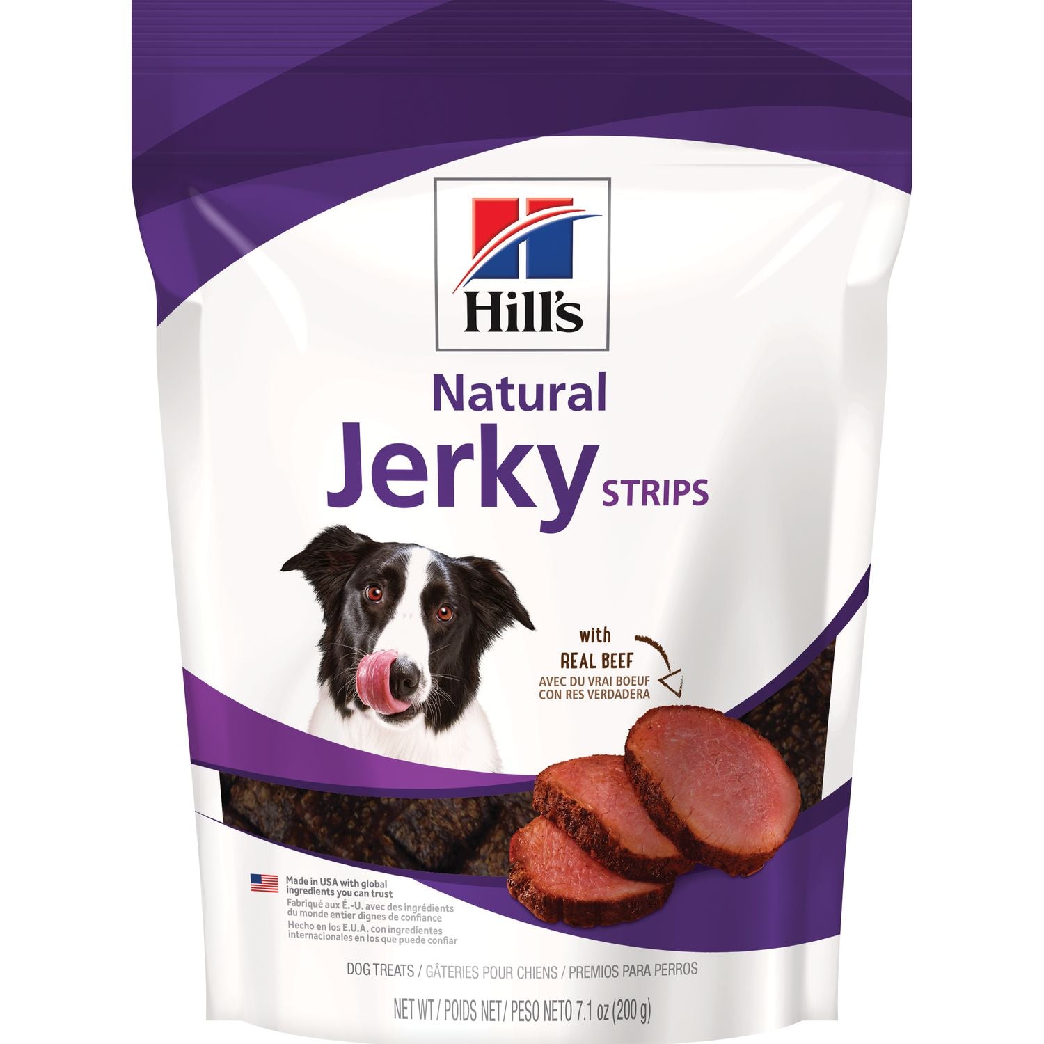 Premios Naturales Jerky Strips con Res de Verdad para Perros Adultos - 200 g | Hill’s®