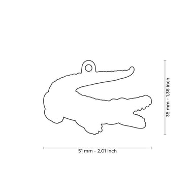 Placa ID Charms en Forma de Cocodrilo para Perros y Gatos | MyFamily