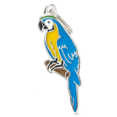 Placa ID Charms en Forma de Loro para Perros y Gatos | MyFamily
