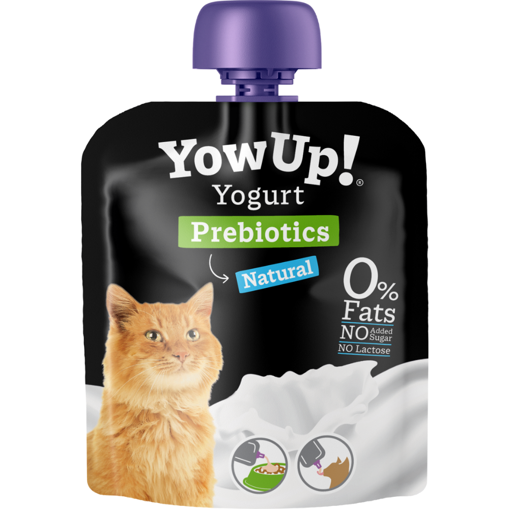 Yogur Funcional Natural con Prebióticos para Gatos - Salud Digestiva | YowUp