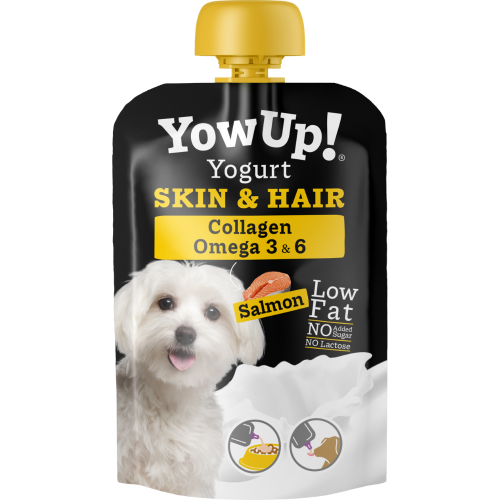 Yogur Funcional para Perros Piel y Pelaje - Salmón Skin & Hair | YowUp