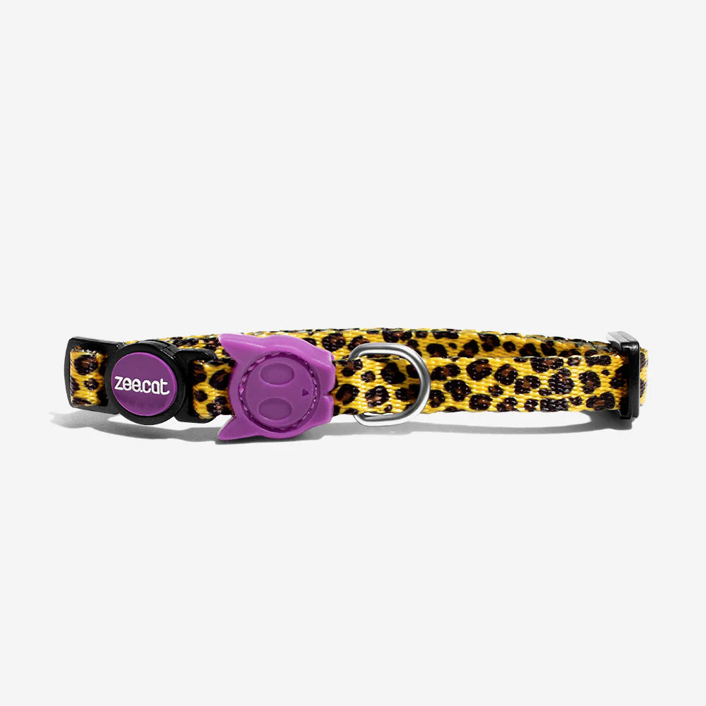 Collar para Gatos Honey - Amarillo con Morado (Honey) | Zee.Cat