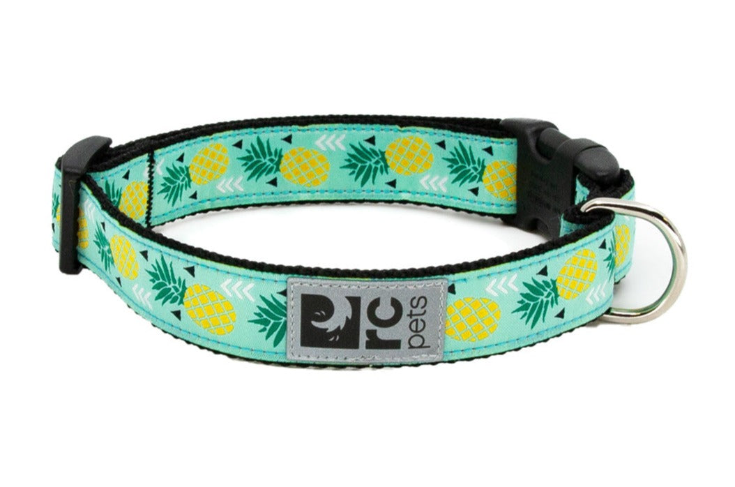 Clip Collar Para Perros Modelo Pineapple Parade