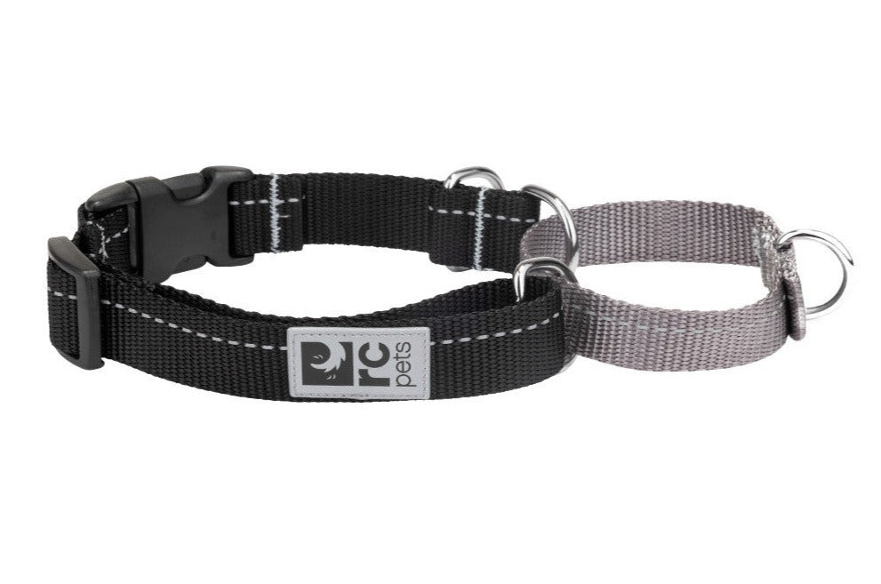 Primary Web Training Clip Collar Negro c/Reflejante para Perros de RC Pets