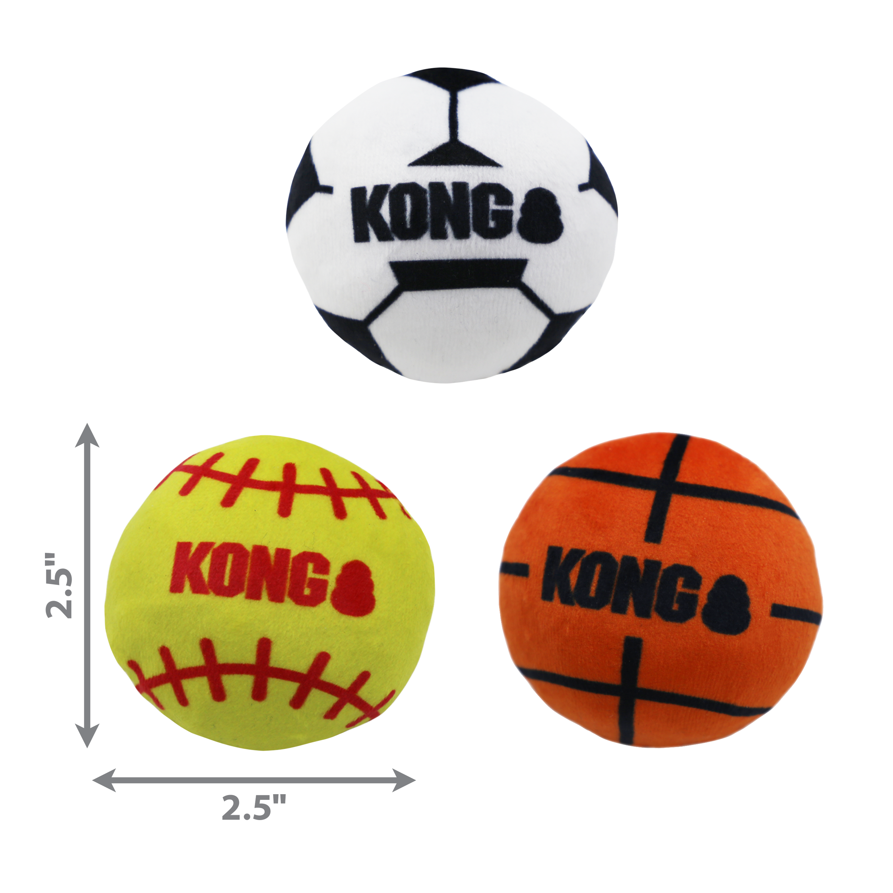 Cat Sport Balls - Pelotas de Juguete para Gatos de Kong