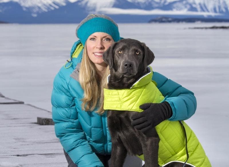 Chamarra para Perros Puff Doble Vista Azul Intenso/Azul Cyan - RC