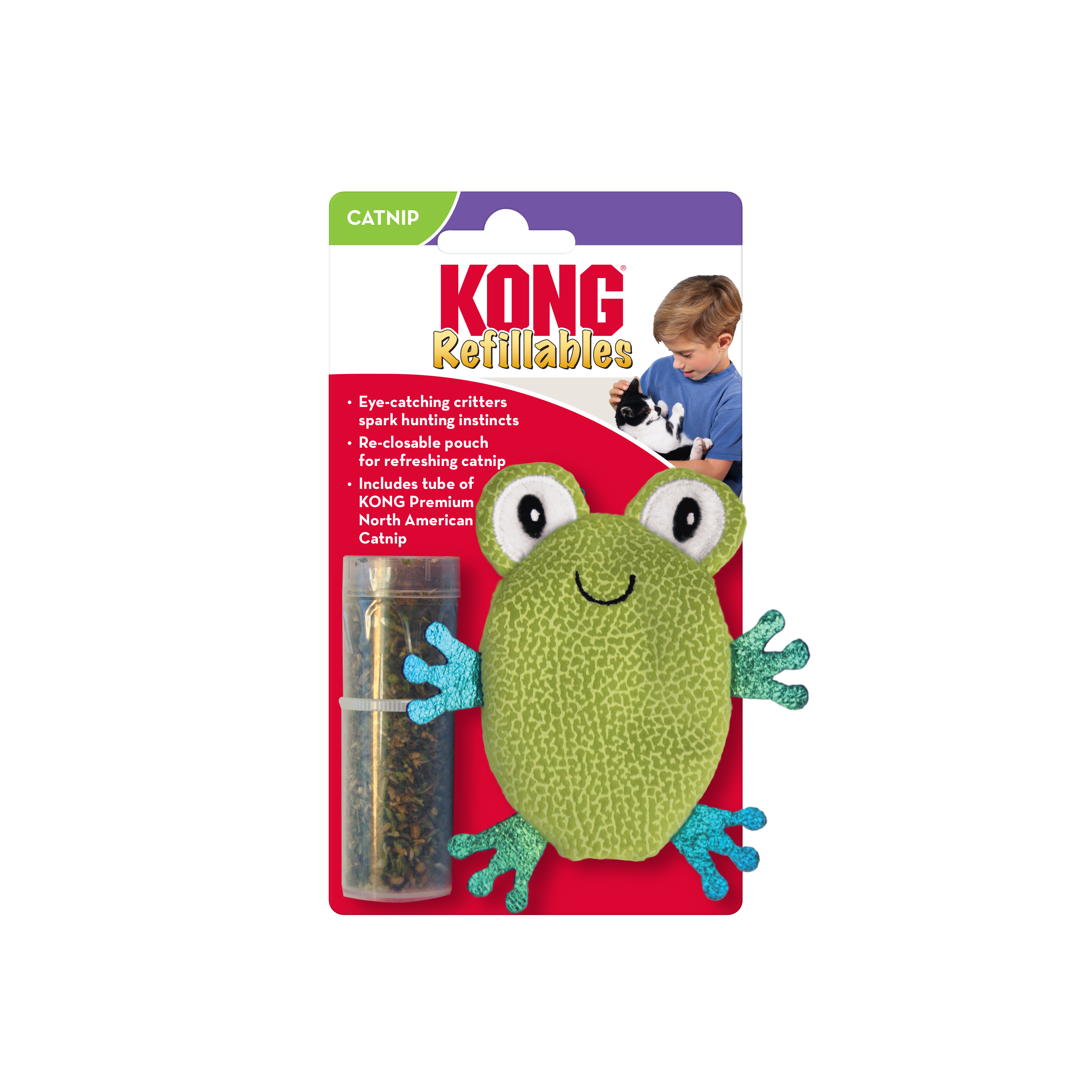 Refillables Toad - Sapo Rellenable para Gatos de Kong