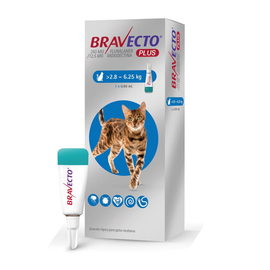 Bravecto® Plus para Gatos Spot en Pipeta - Contra Pulgas y La Tienda de Frida & Chelsee