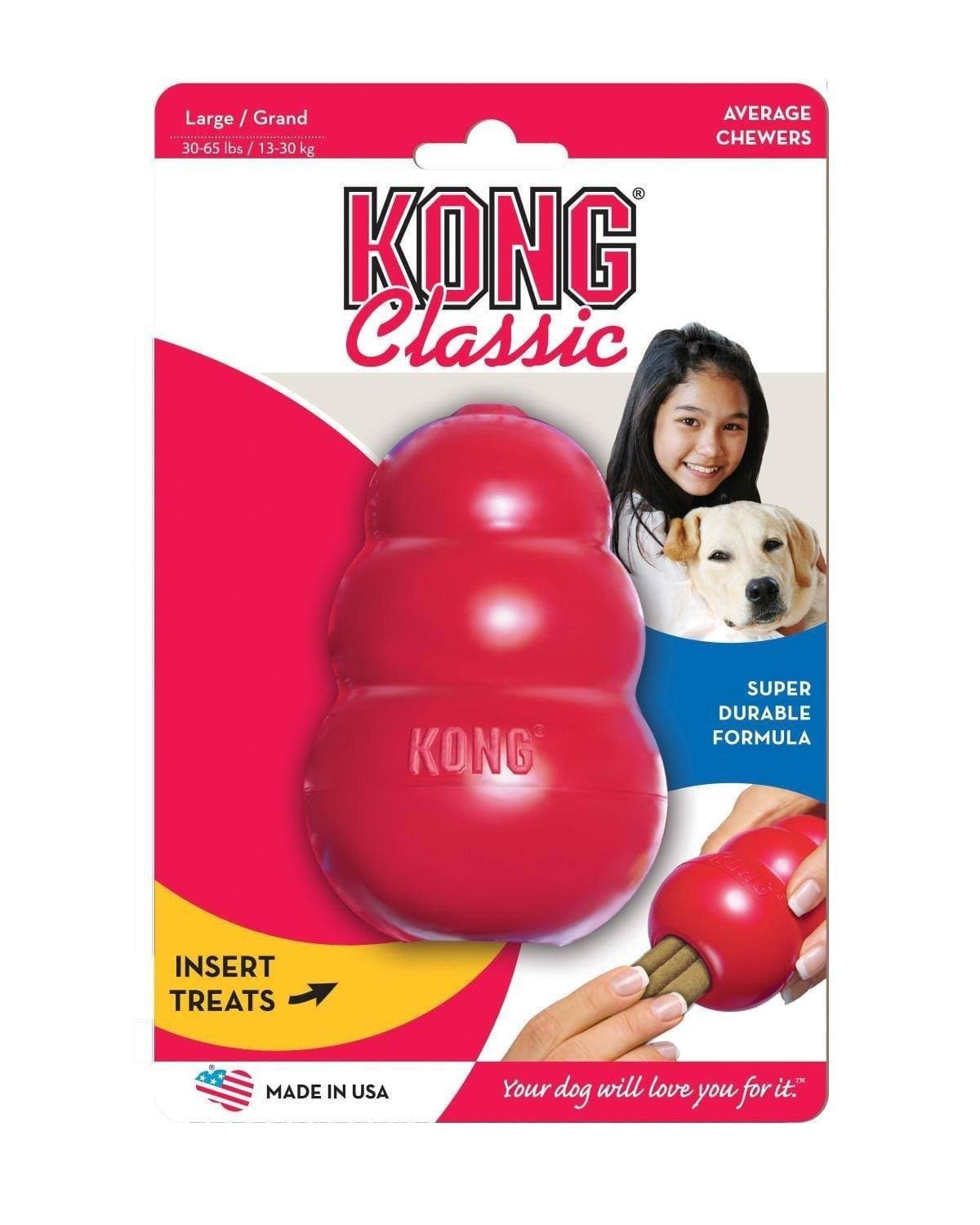 Juega y Entretiene a tú perro con Kong Classic - Kong Clásico