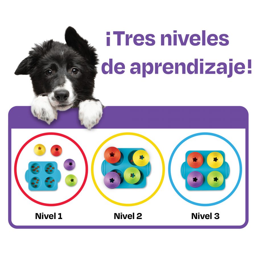 Juguete interactivo para perros Cupcakes Party!: estimula su mente