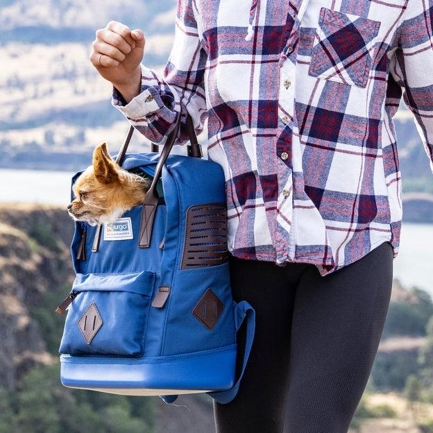 Mochila Backpack Roja para Perros y Gatos de hasta 7 kg - Nomad Carrier de Kurgo®
