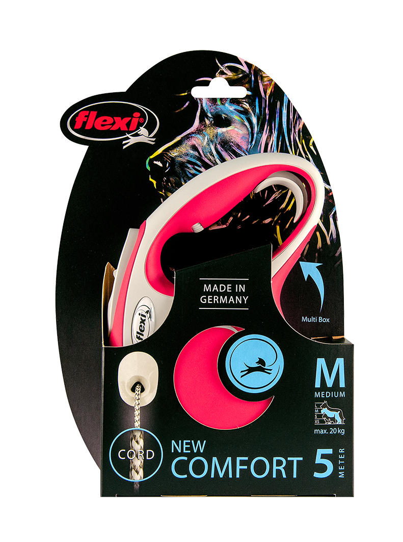 Correa Flexi® Comfort® - Correa Retráctil Para Perros Medianos hasta 20kg (5m)