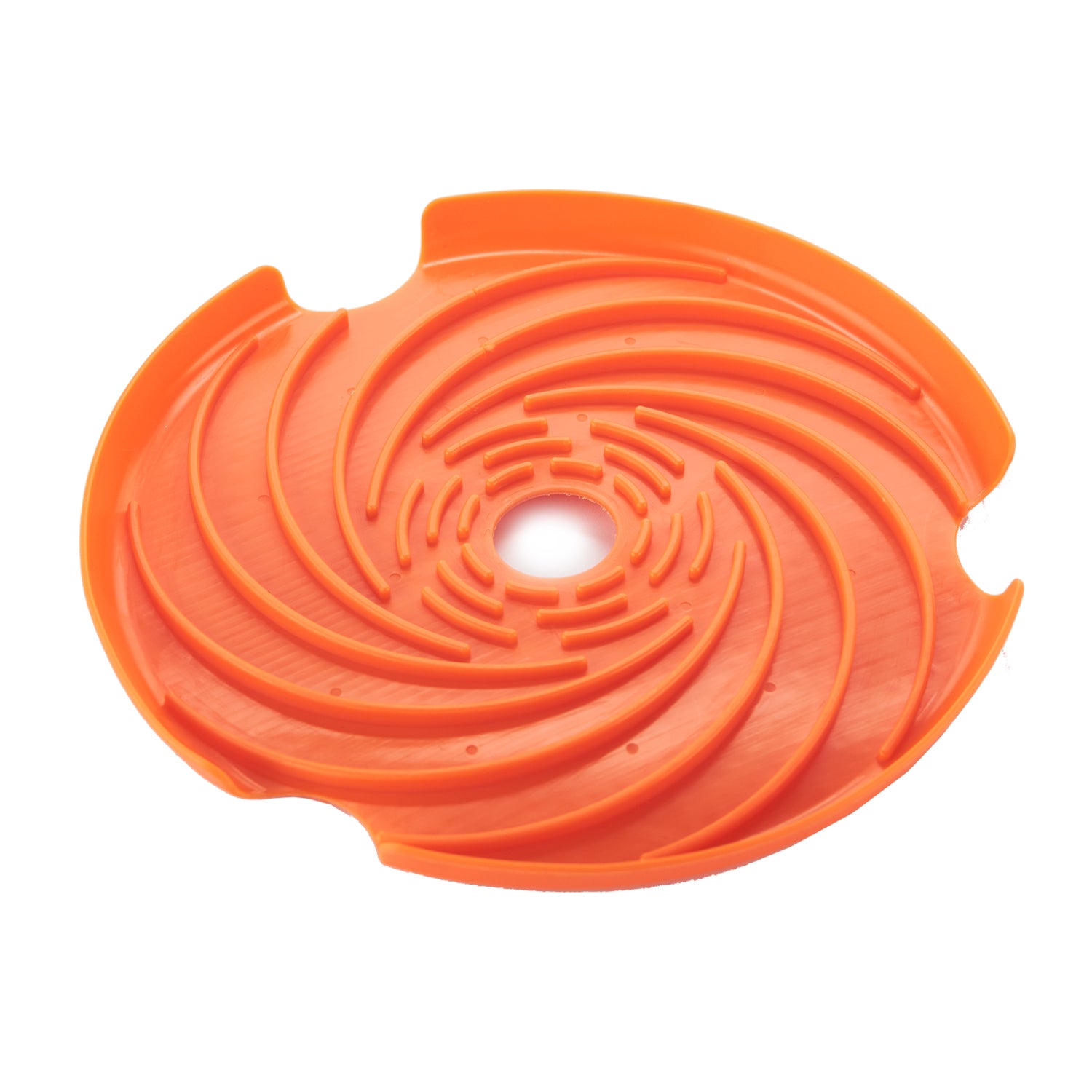 Disco Frisbee y Lick Pad en Naranja - Accesorio para Comederos SPIN