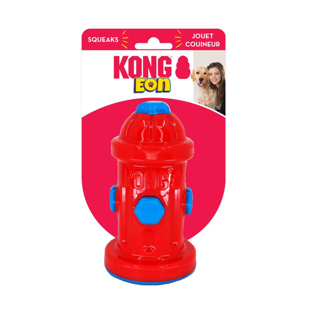 Kong Eon Fire Hydrant - Juguete con Sonido en Forma de Hidrante
