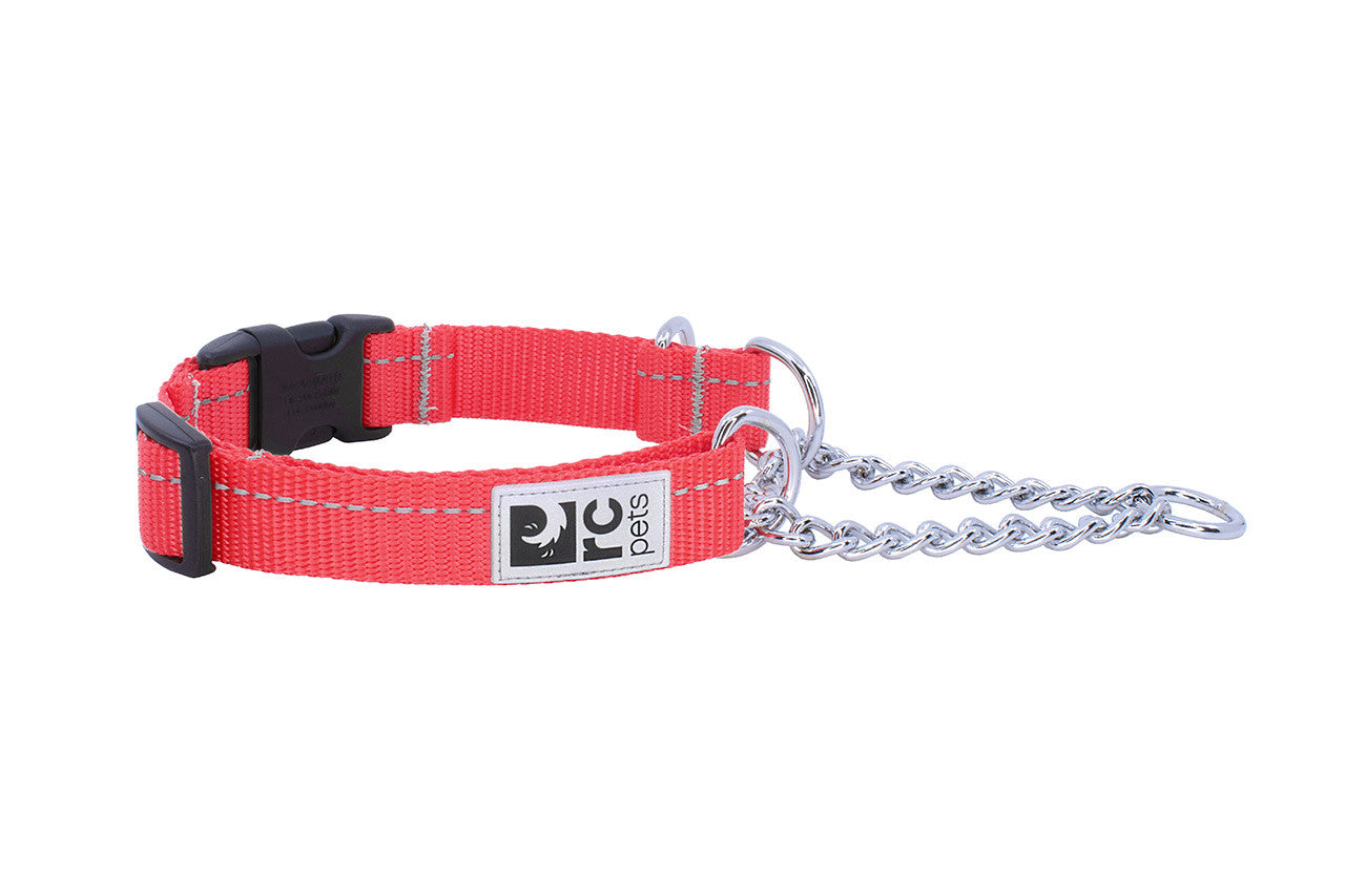 Primary Training Clip Collar Rojo c/Reflejante para Perros de RC Pets