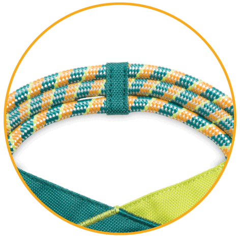 Disco para perros Verde/Amarillo - Pacific Ring Toy- de Ruffwear®