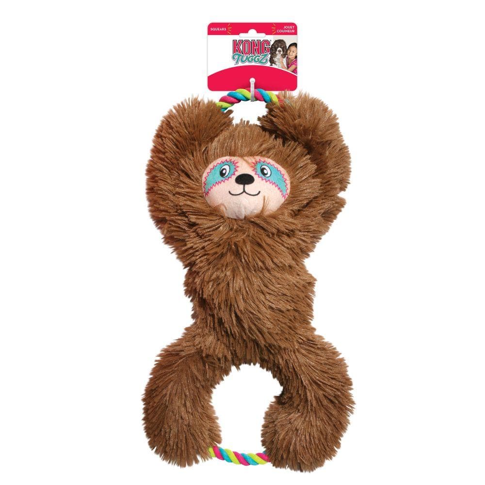 Tuggz Sloth de Kong Extra Grande - Peluche Perezoso de Cuerda para Jugar Tira Tira