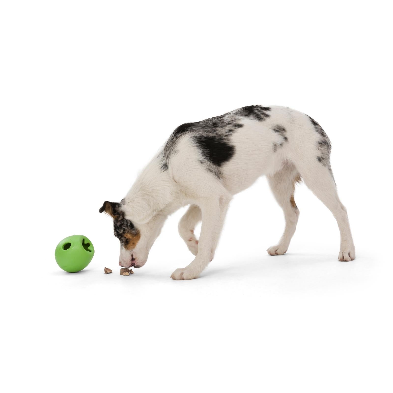 RUMBL de West Paw® color Verde - Juguete Dispensador de Premios y Croquetas para Perros