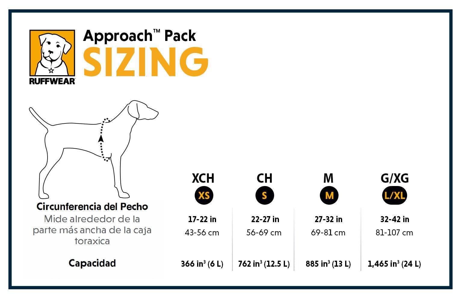 Mochila / Alforja para Perros Approach Pack™ en Naranja Poppy - Ruffwear México
