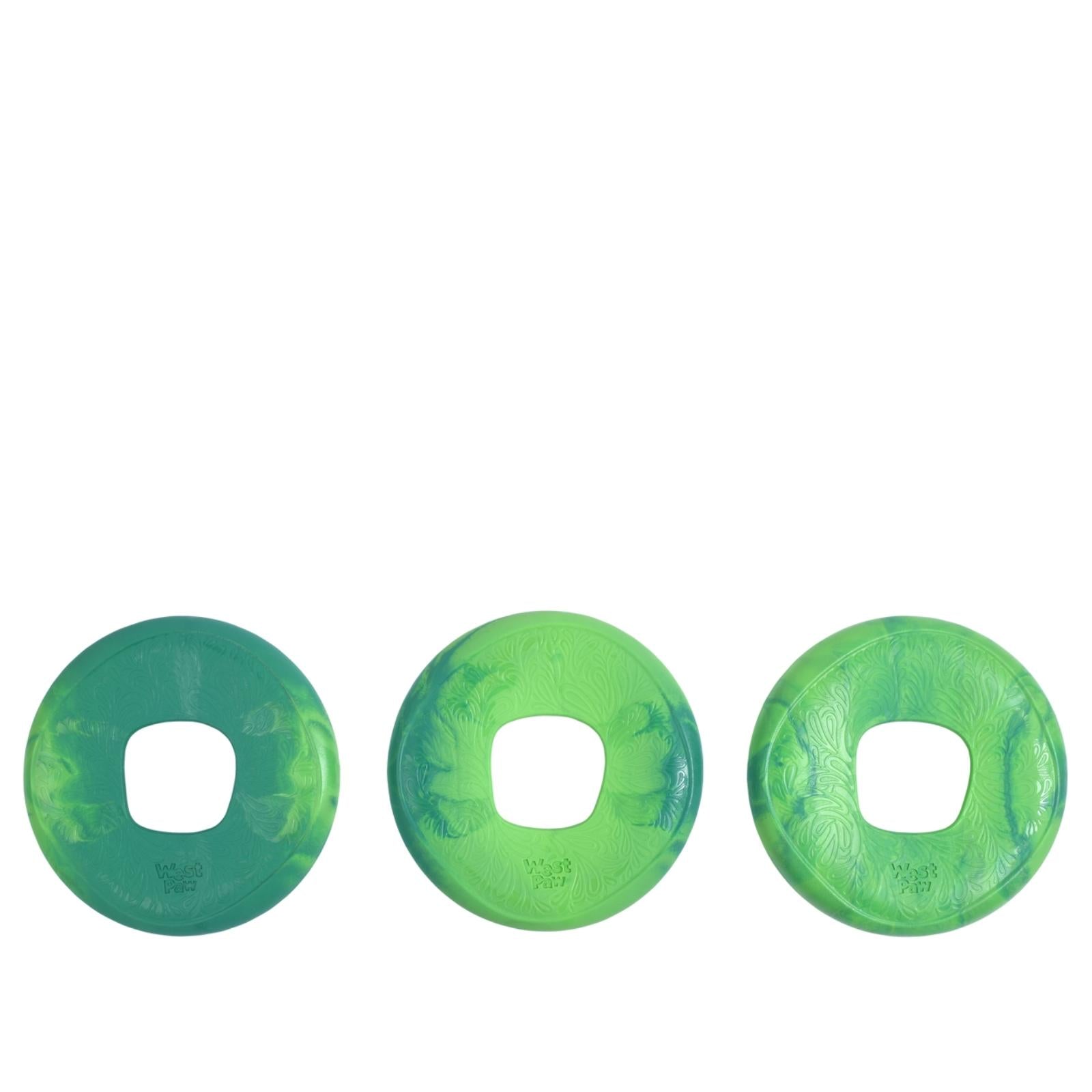 SAILZ de West Paw® color Verde Esmeralda - Frisbee para Perros