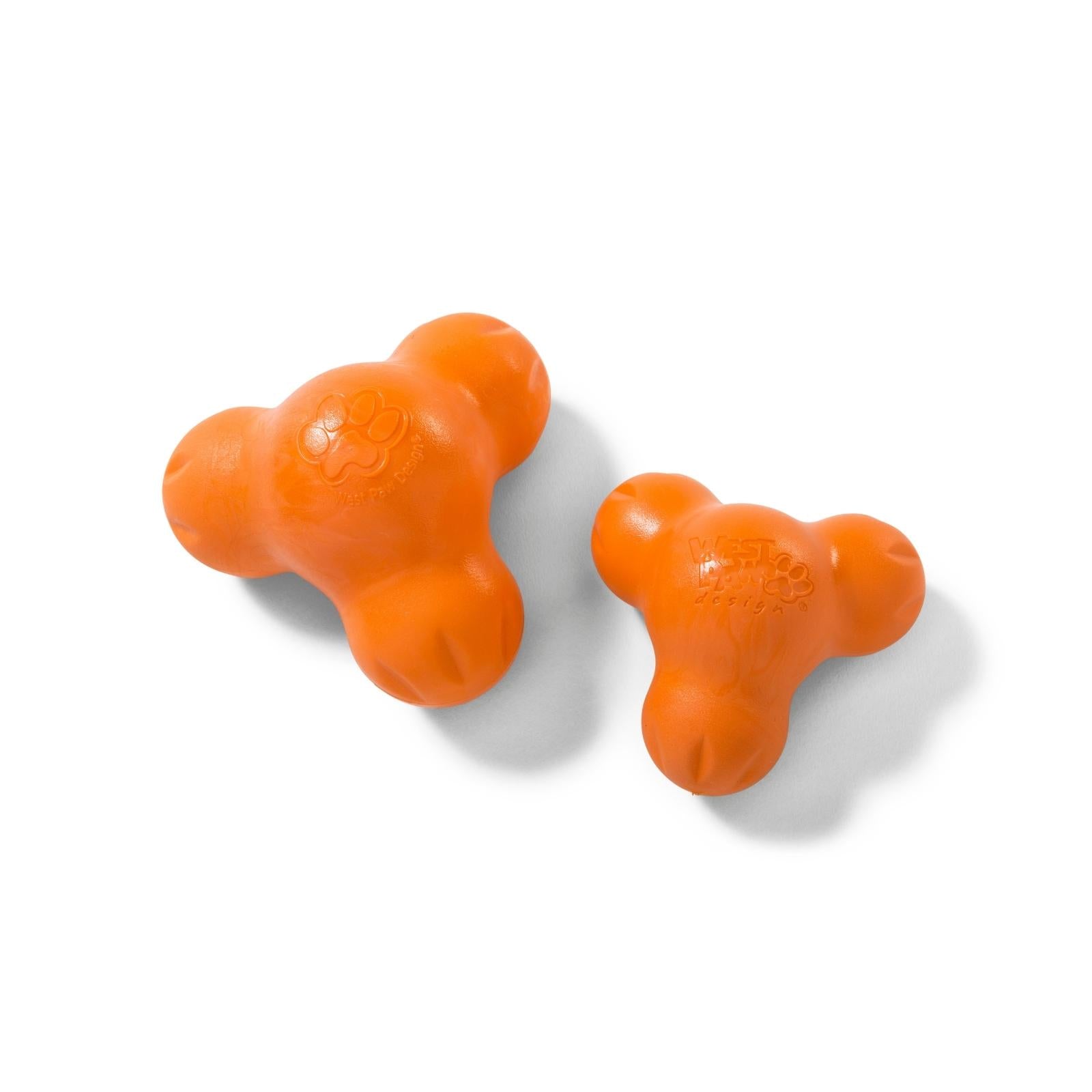 TUX de West Paw® color Naranja - Juguete Dispensador de Premios para Perros