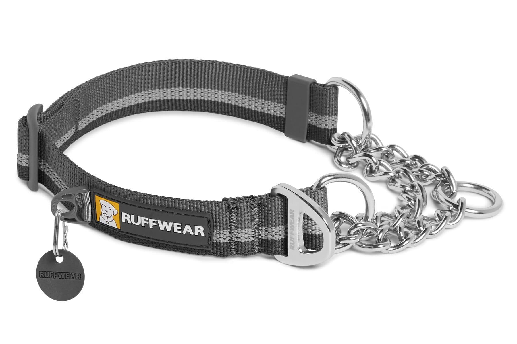 Collar para Perros Modelo Chain Reaction en Gris (Granite Gray) - Ruffwear