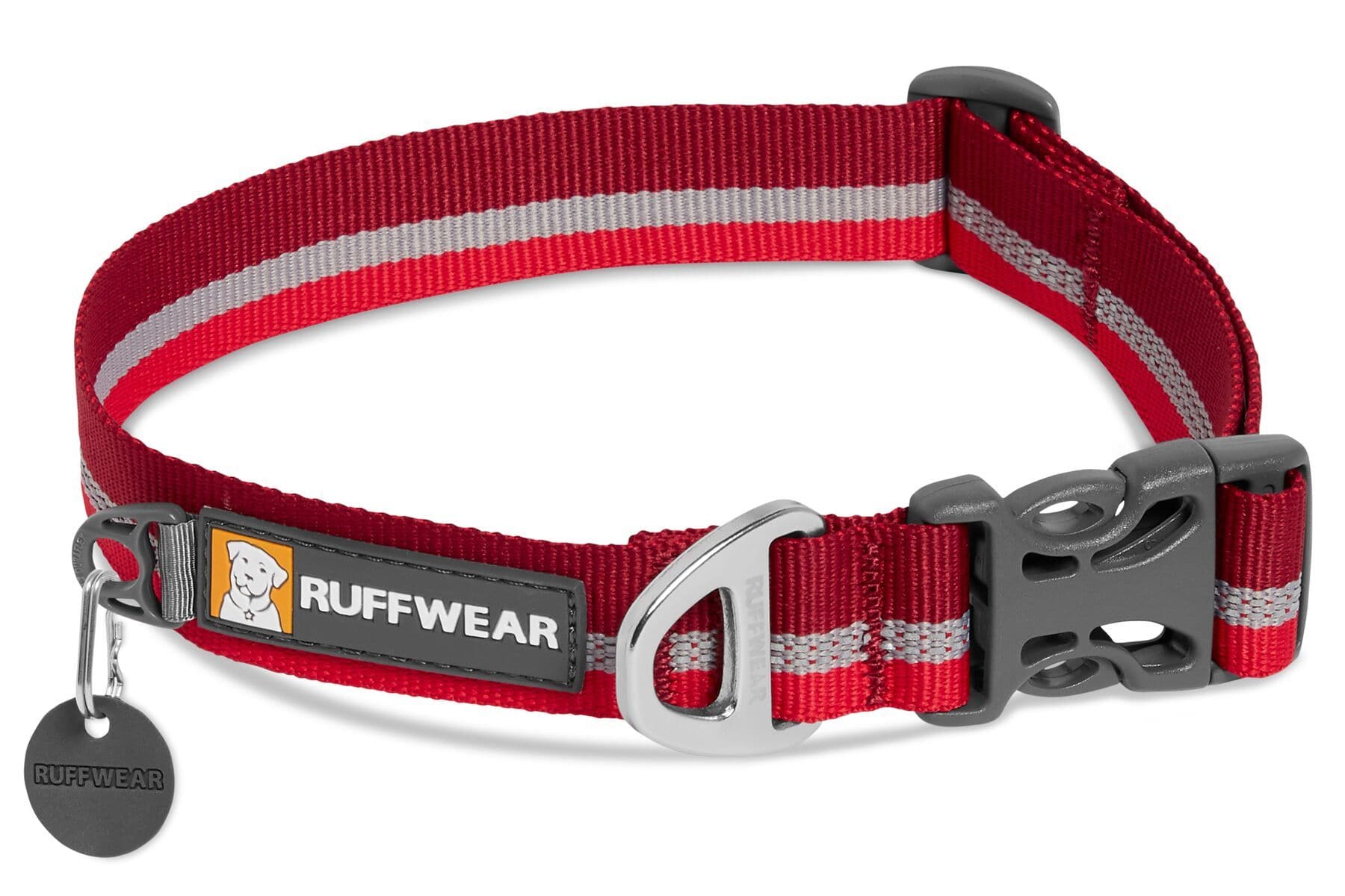 Collar para Perros Reflejante Modelo Crag Collar® Rojo (Cinder Cone Red) - Ruffwear