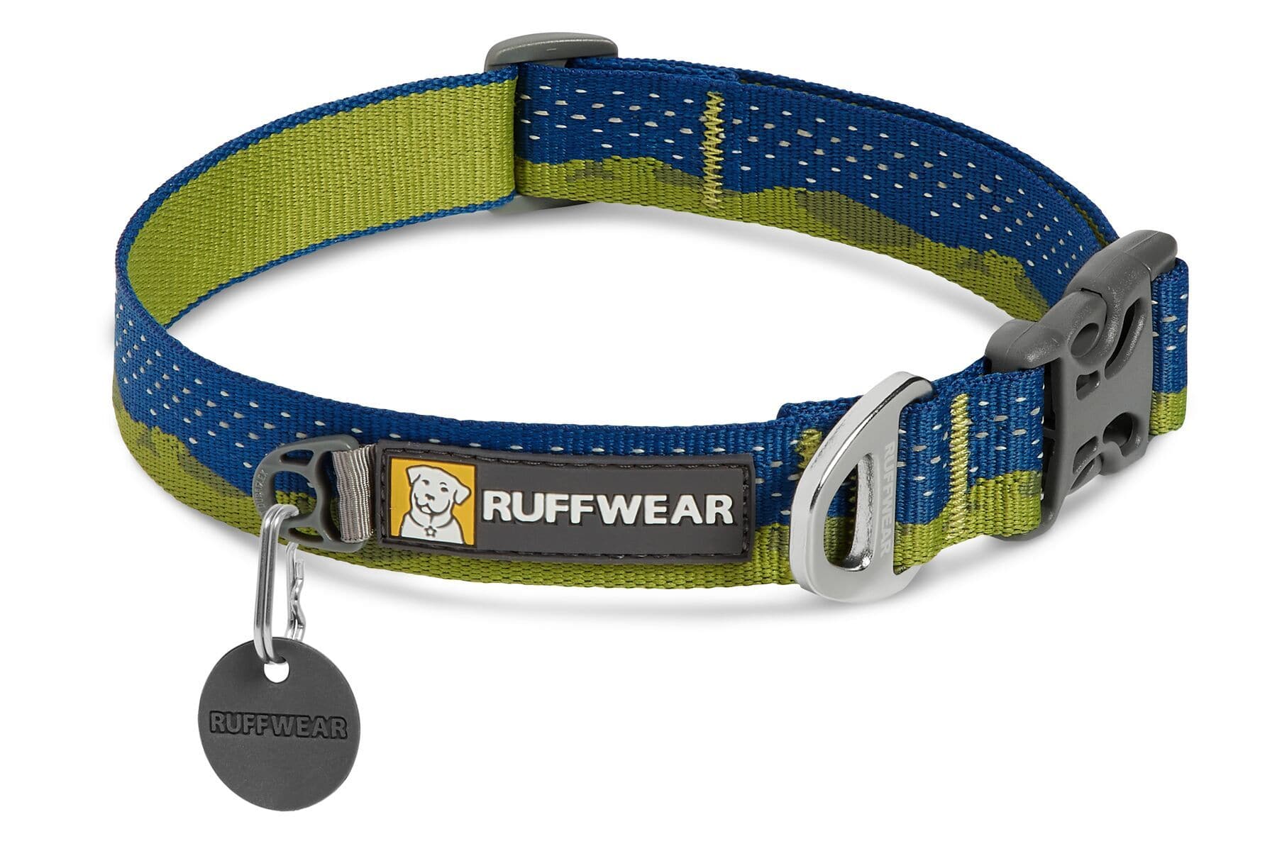 Collar para Perros Reflejante Modelo Crag Collar® Colinas (Green Hills) - Ruffwear