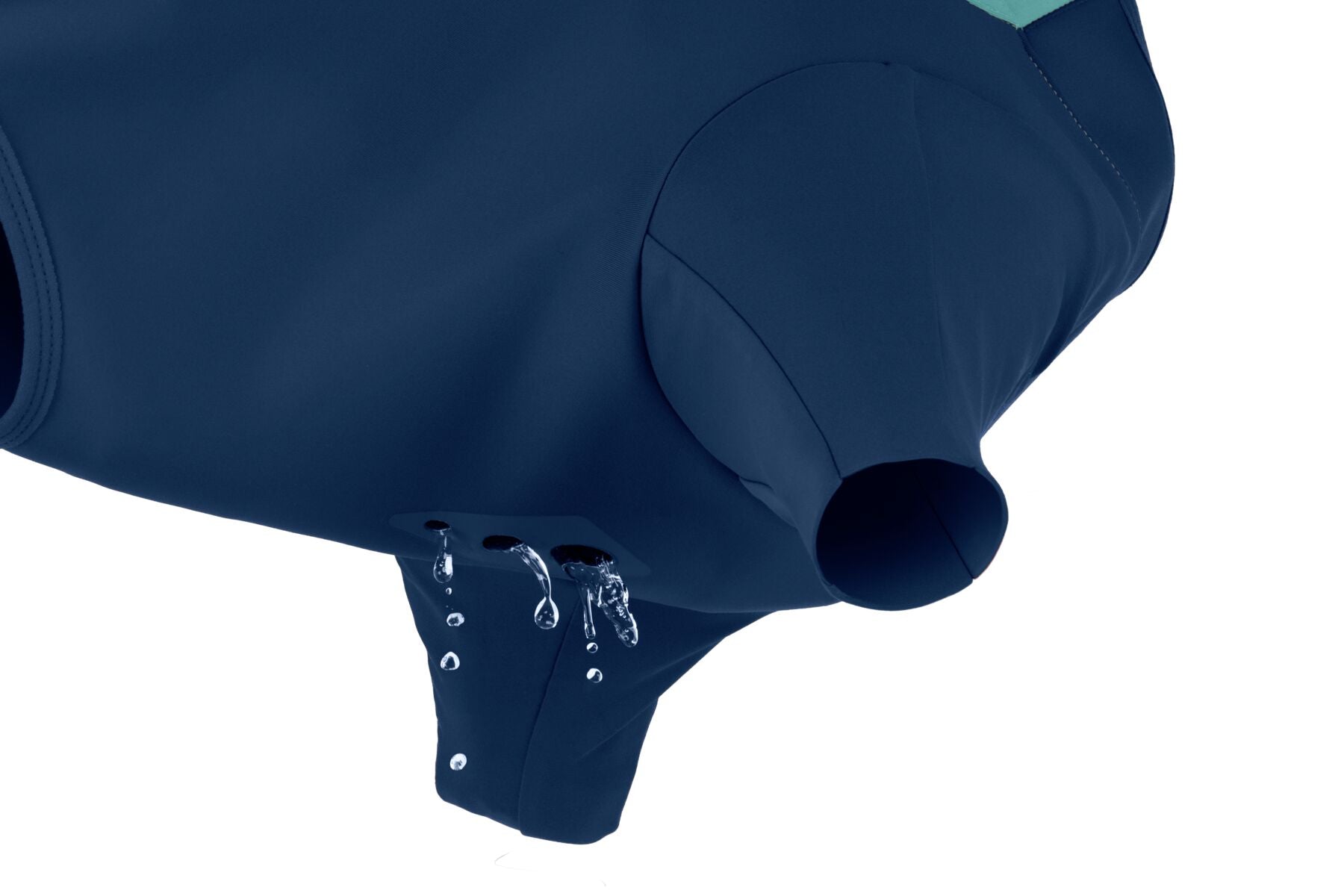 Undercoat® Chamarra para Agua para Perros- Verde Aqua (Aurora Teal)- Ruffwear