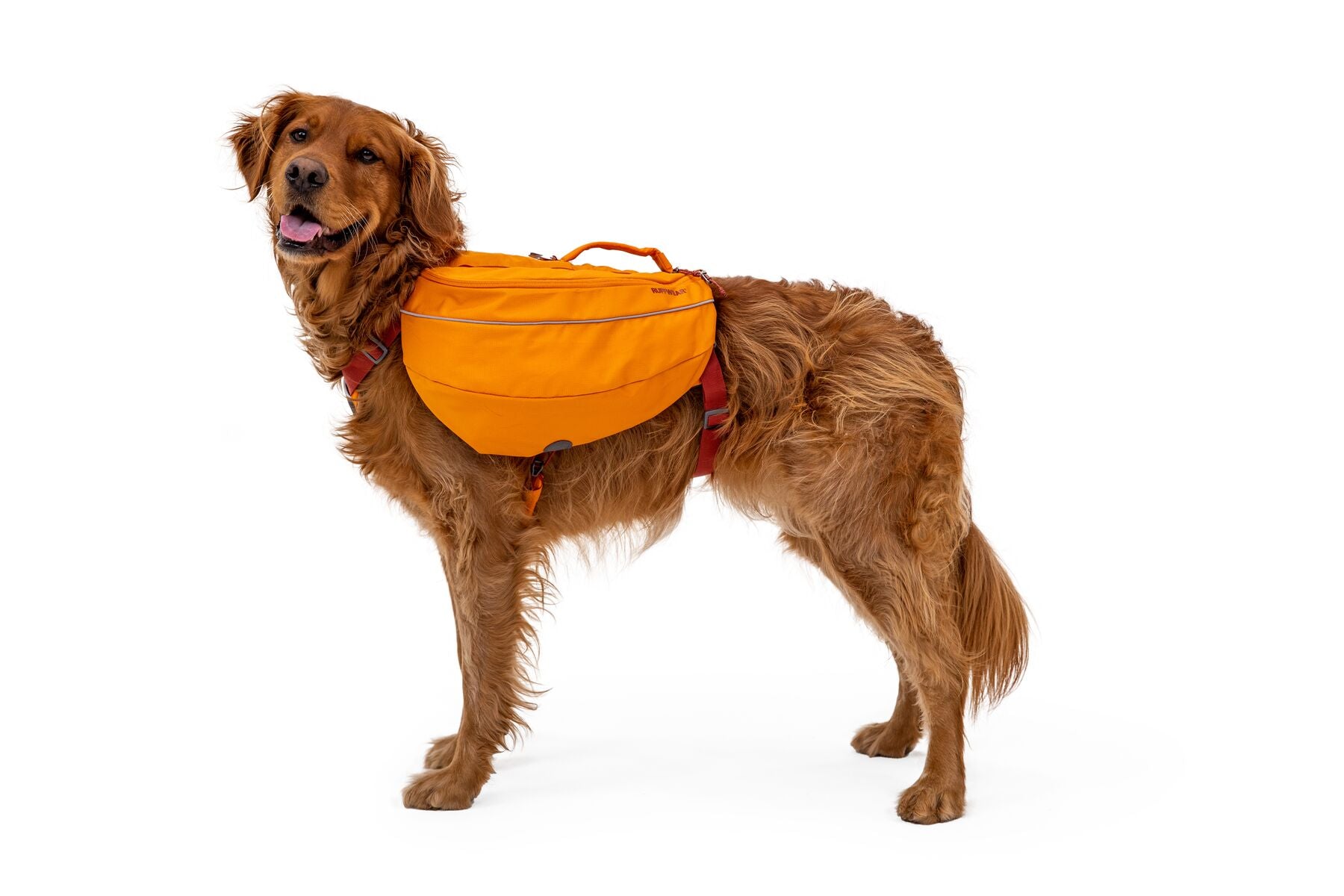 Alforja para Perros Approach Pack en Naranja (Campfire Orange) de Ruffwear