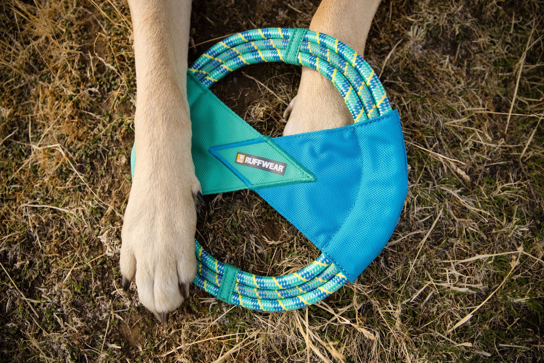Disco para perros Verde/Amarillo - Pacific Ring Toy- de Ruffwear®