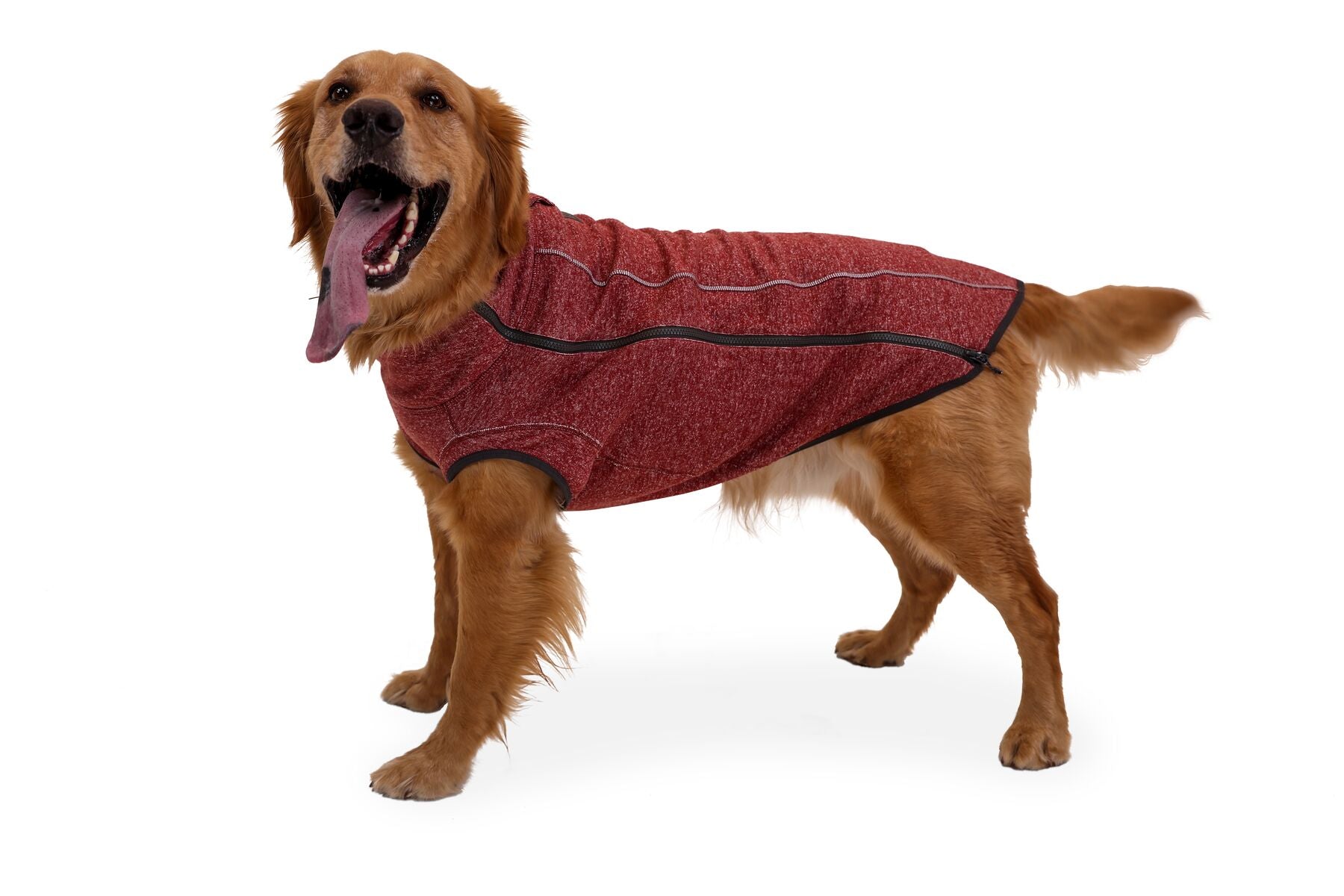Hemp Hound Suéter de Punto para Perros en Rojo (Fired Brick) de Ruffwear