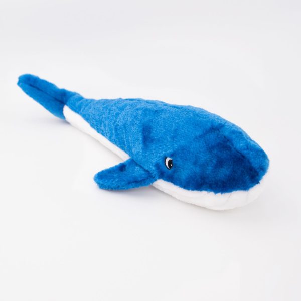 Ballena Azul de Peluche con Sonido al Agitar - Jigglerz Blue Whale