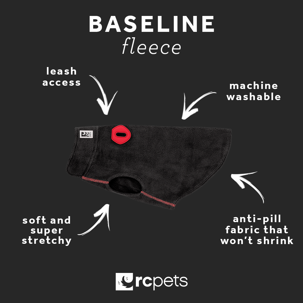 Suéter Polar de Felpa Ligero en color Negro