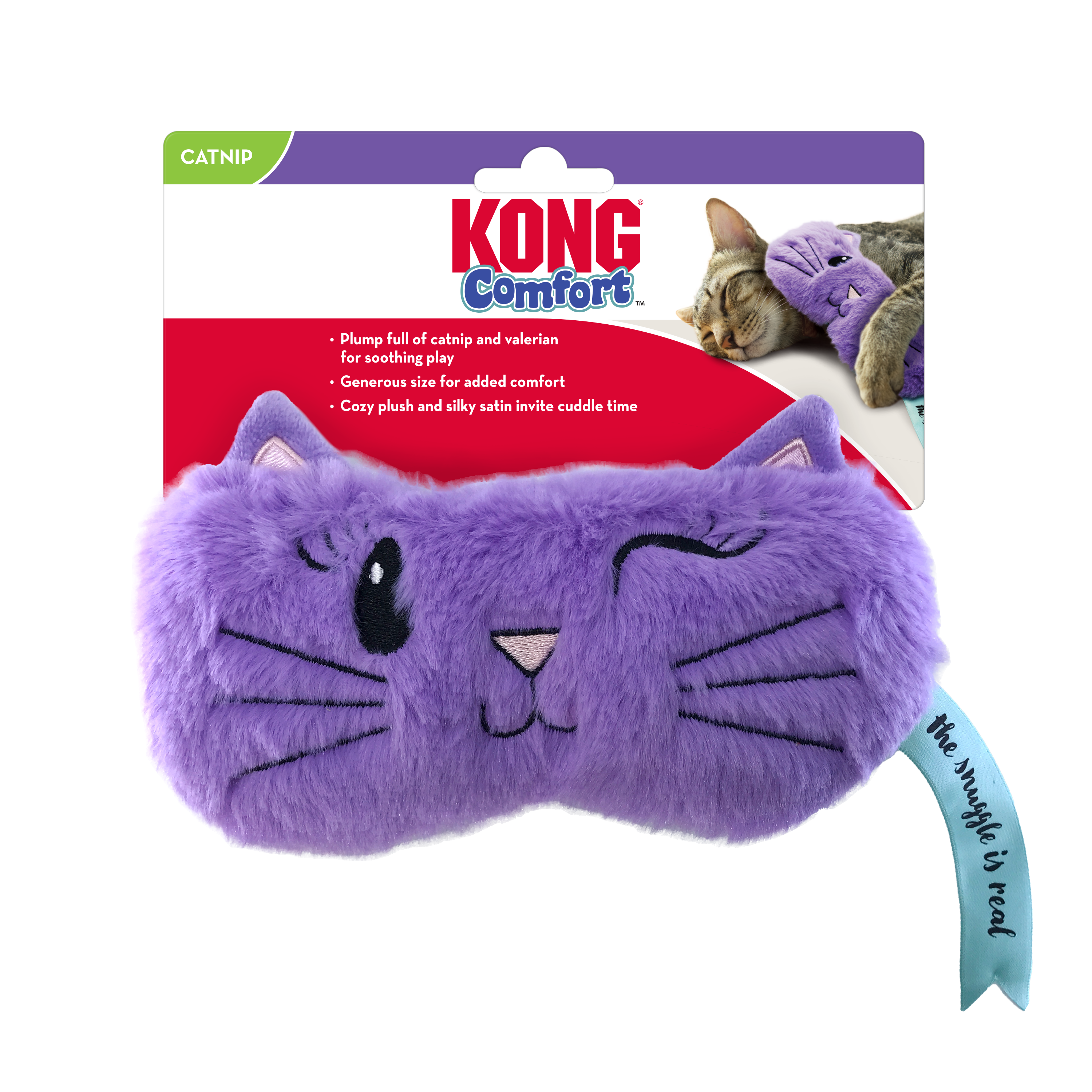 Cat Comfort Valerian - Almohadita de Peluche para Gatos de Kong