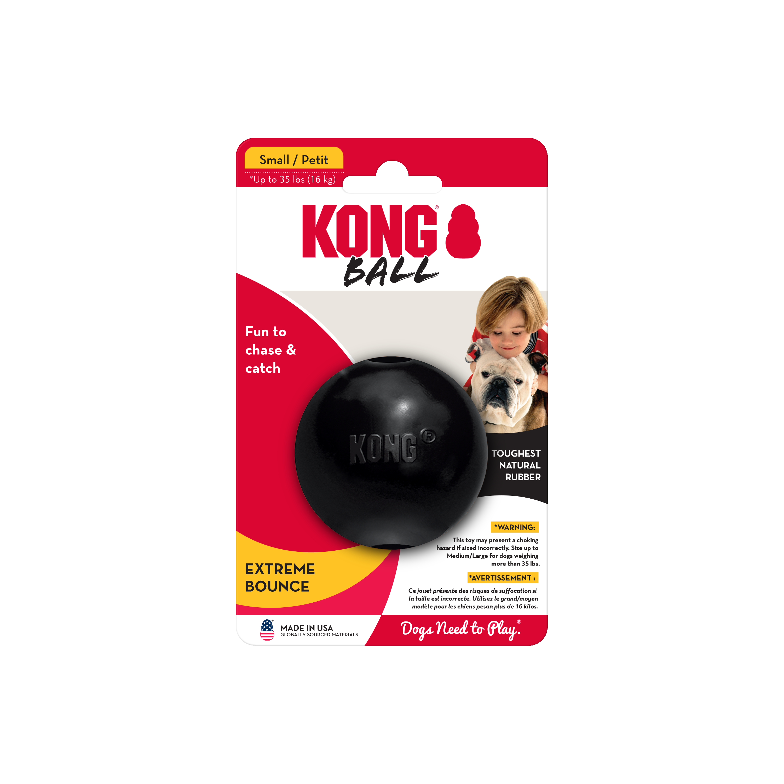 KONG Extreme Ball - Pelota Super Resistente