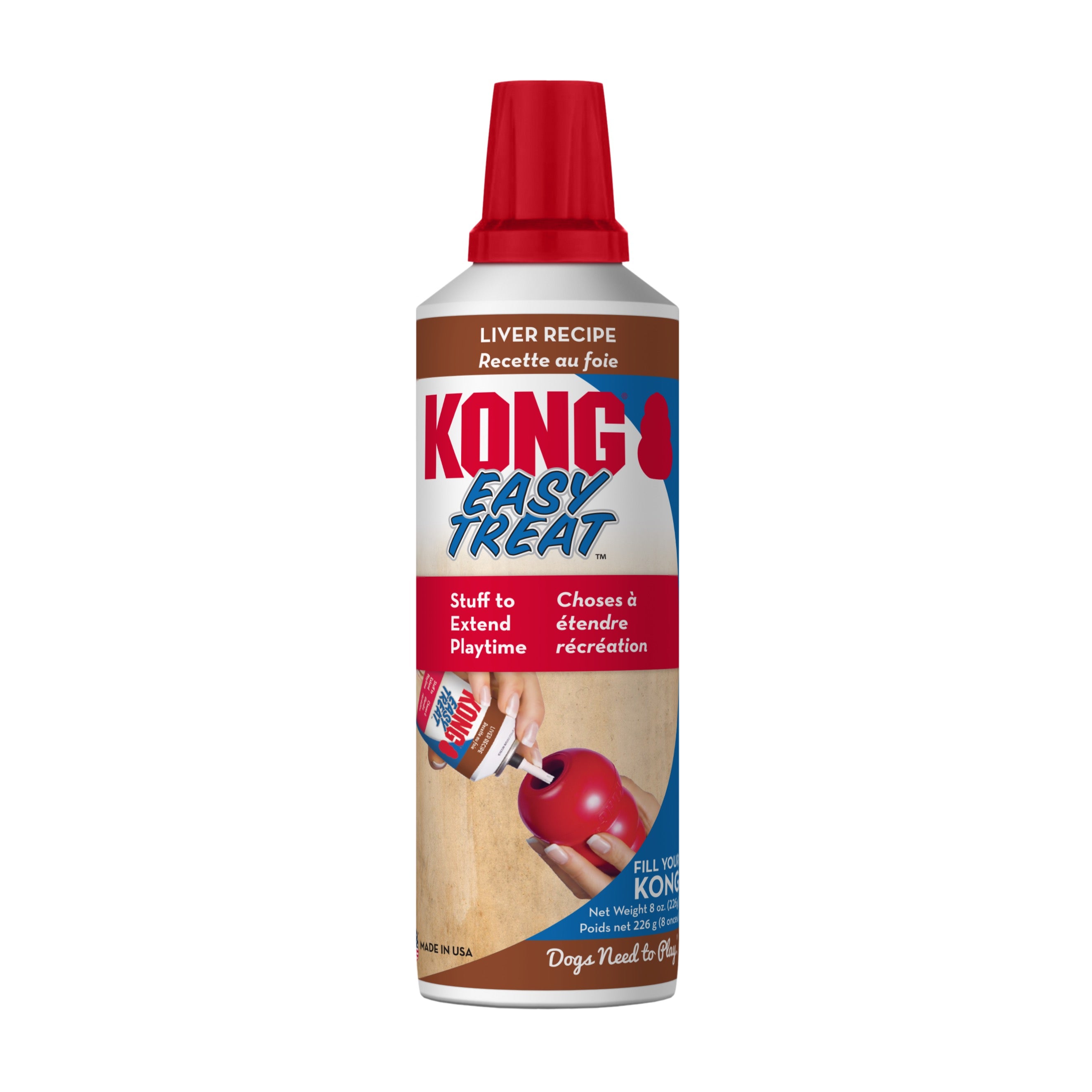 Premio para Perro  Crema Sabor Hígado de Kong - Liver Easy Treat