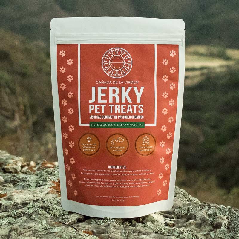 Premios Jerky para Perros y Gatos - Vísceras Gourmet de Pastoreo Orgánico 100gr