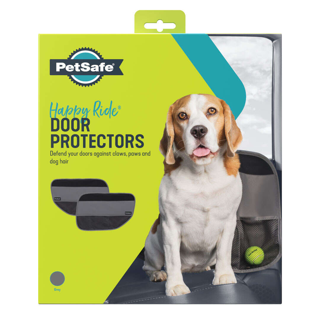 Protectores de Puertas para Coches y Camionetas en Negro - Happy Ride® Door Protectors de PetSafe®