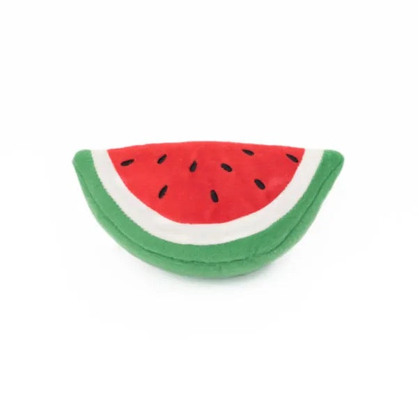 Sandia de Peluche con Squeakers - ZippyPaws NomNomz Watermelon